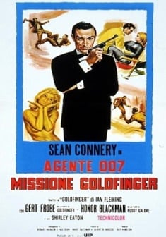 Locandina Agente 007, missione Goldfinger