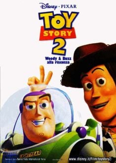 Locandina Toy Story 2 - Woody & Buzz alla riscossa