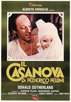 Locandina Il Casanova di Federico Fellini