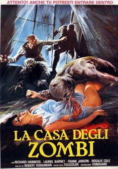 Locandina LA CASA DEGLI ZOMBI