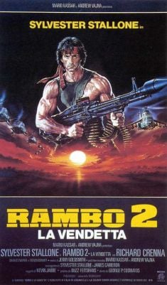 Locandina Rambo 2 - La vendetta