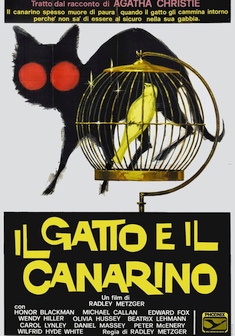 Locandina IL GATTO E IL CANARINO