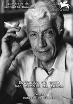 Locandina Soltanto un nome nei titoli di testa