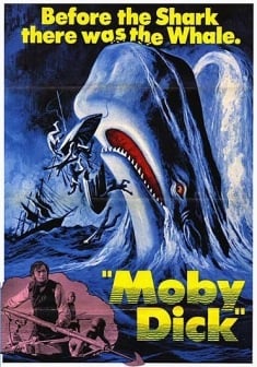 Locandina Moby Dick la balena bianca