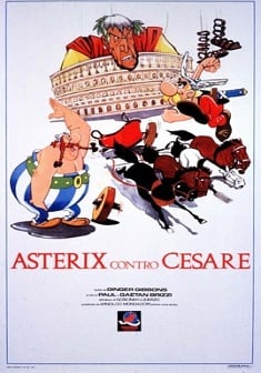 Locandina Asterix contro Cesare