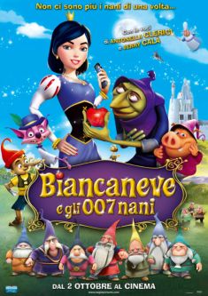 Locandina Biancaneve e gli 007 nani
