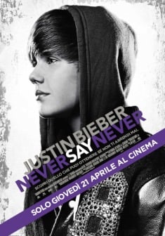 Locandina Justin Bieber: Never Say Never