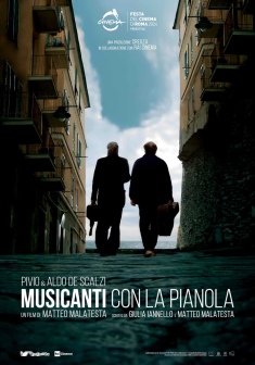 Locandina Musicanti con la pianola