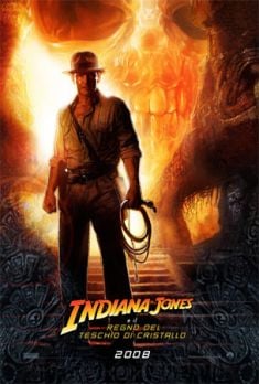 Locandina Indiana Jones e il Regno del Teschio di Cristallo