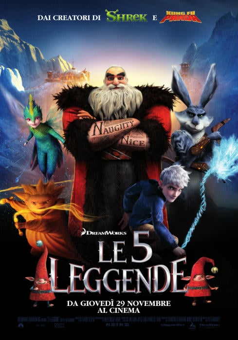 Le 5 Leggende - Film (2012)