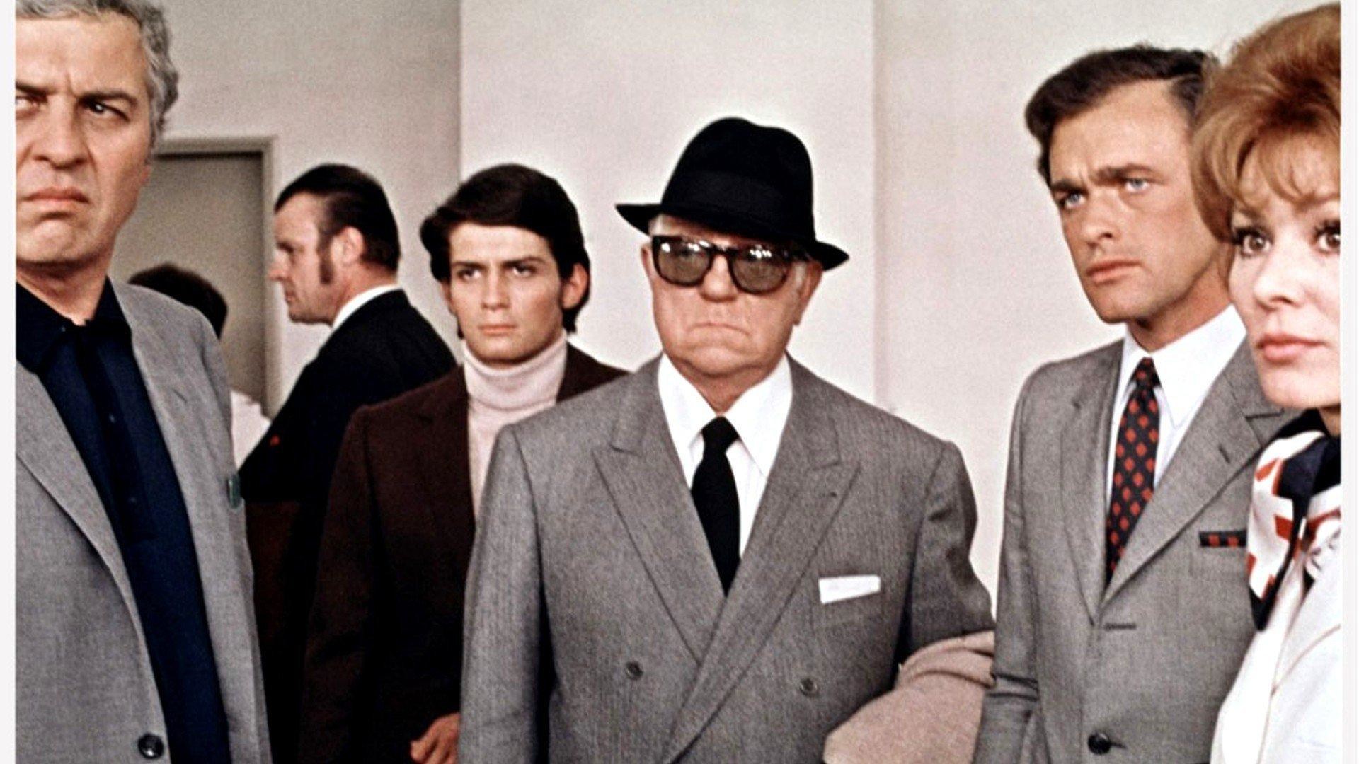 Poster Cinema Francese - Il Clan Dei Siciliani Con Alain Delon, Jean Gabin E Lino Ventura - Stampa HD 40x50 Cm Prodotta In Francia