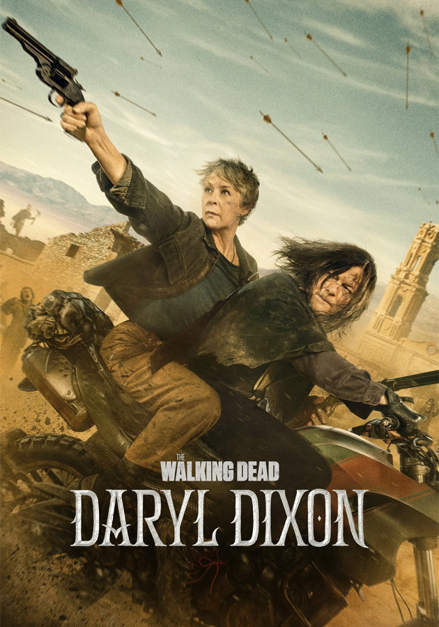 Maglietta Donna Daryl Dixon - T-Shirt In Cotone Ring Spun 100%, Regular Fit, Stampa Serigrafica