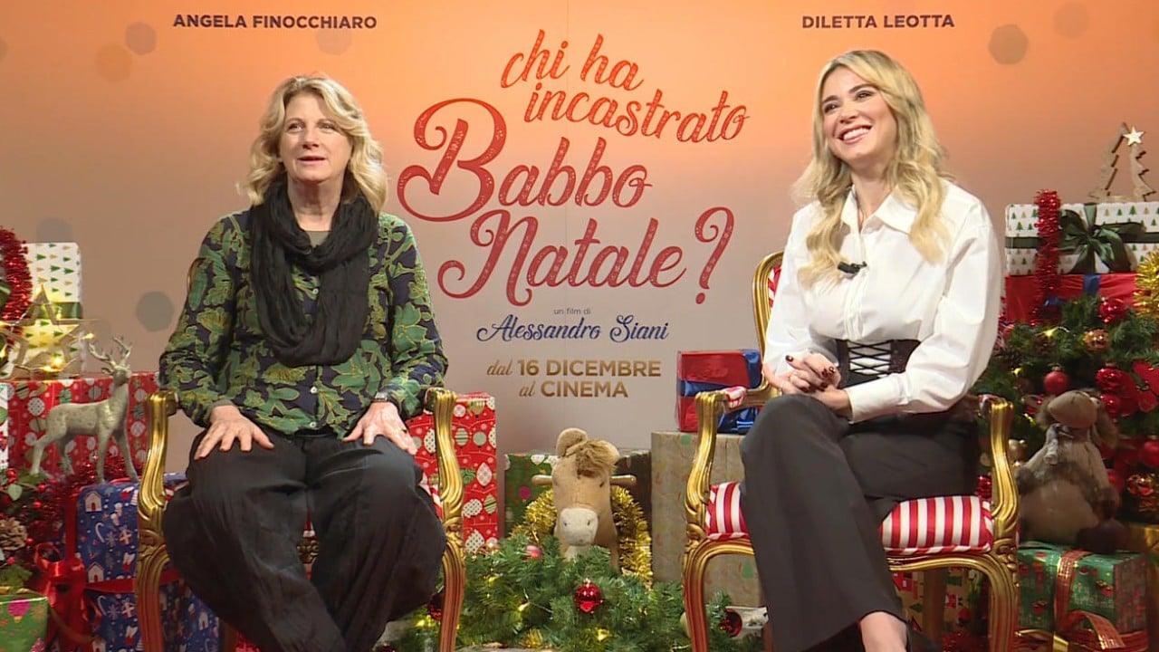 Chi ha incastrato Babbo Natale?: video intervista con Diletta Leotta e  Angela Finocchiaro