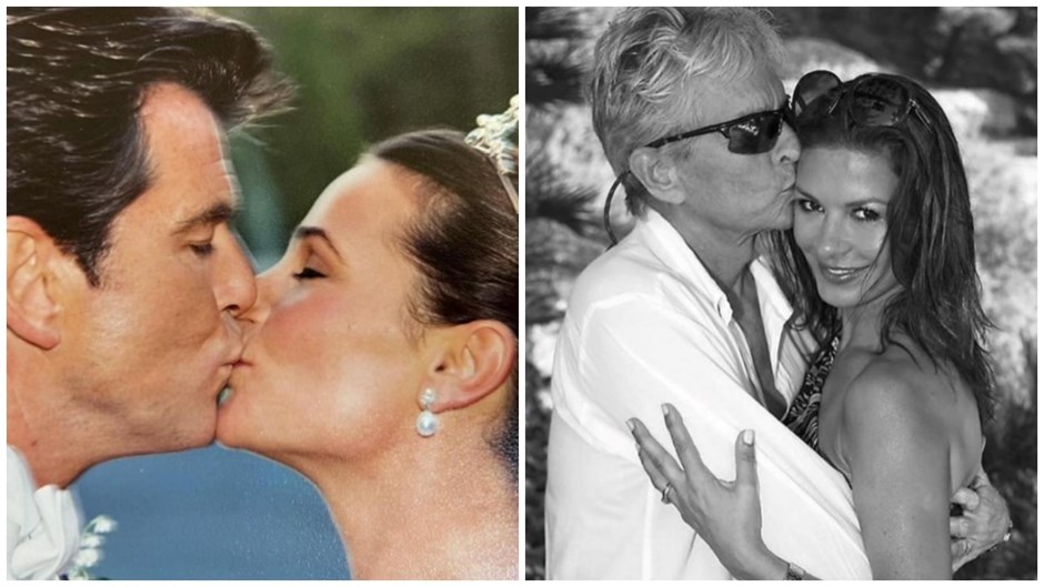 Compleanni da star: Pierce Brosnan e le 60 rose rosse alla moglie, doppie candeline per Michael Douglas e signora