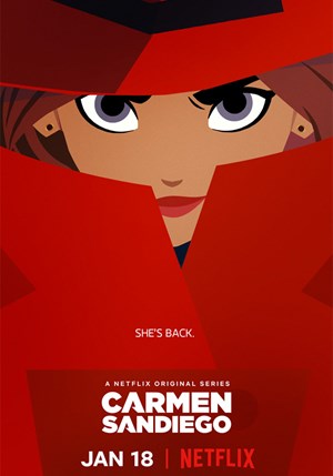 Locandina Carmen Sandiego