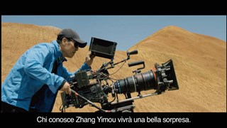 Sul set del film di Zhang Yimou