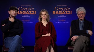 Grazie Ragazzi La nostra intervista a Sonia Bergamasco, Fabrizio Bentivoglio e Vinicio Marchioni- HD