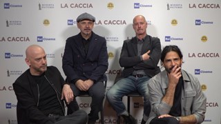 La Caccia La nostra intervista a Marco Bocci, Pietro Sermonti, Paolo Pierobon e Filippo Nigro - HD